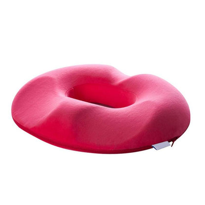 Oreiller ergonomique anti-hémorroïdes en forme de beignet
