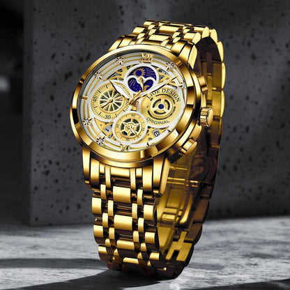 Montre bracelet élégante pour homme