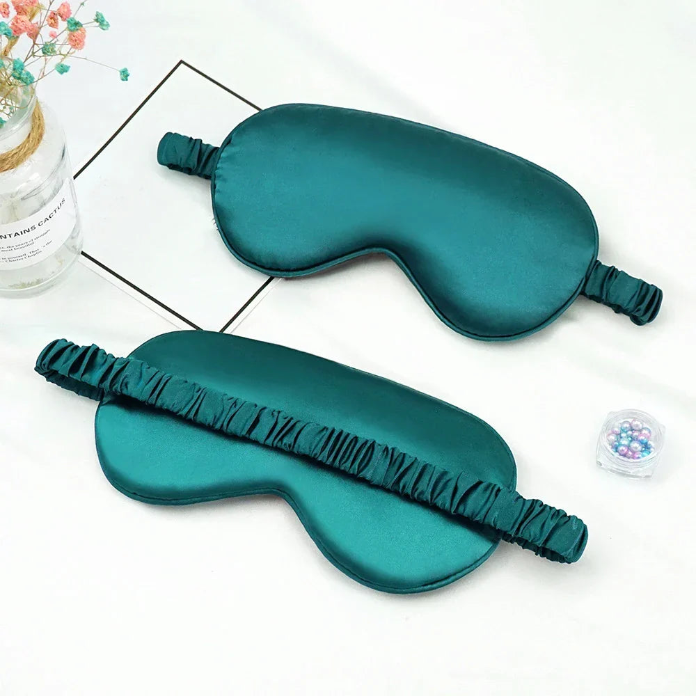 Masque de sommeil doux imitation soie confortable