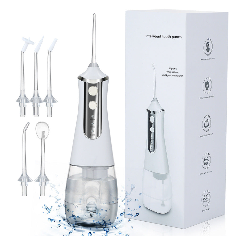 HydroGleam™ – Hydropulseur Dentaire Portable pour un Nettoyage en Profondeur