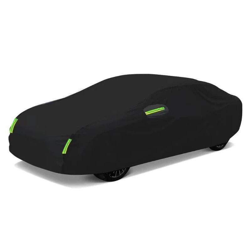 Housse de Voiture Imperméable avec Bandes de Sécurité et Protection Solaire