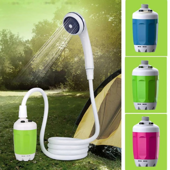 Douche électrique portable à batterie rechargeable