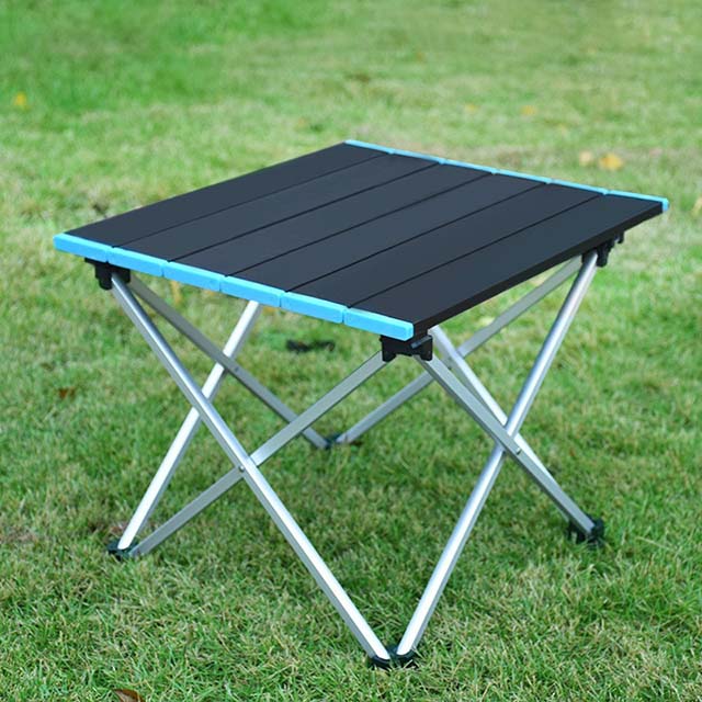 Table de camping pliante légère en aluminium robuste