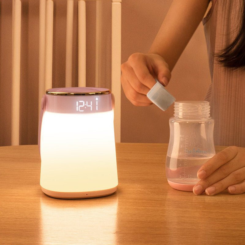 Veilleuse LED rechargeable à affichage heure et température