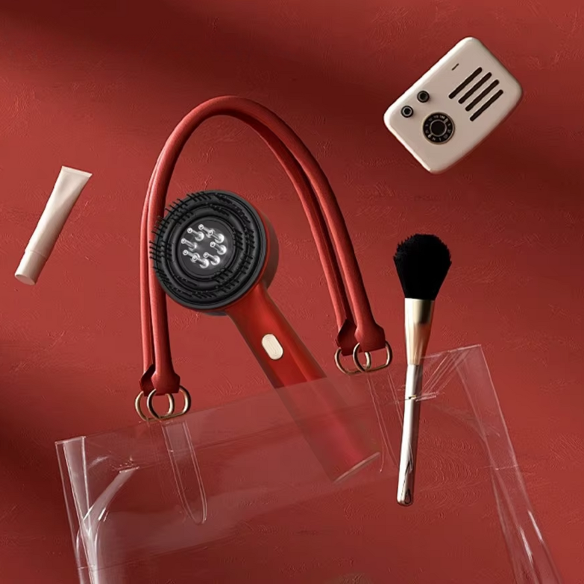 Peigne électrique de massage professionnel pour soins capillaires