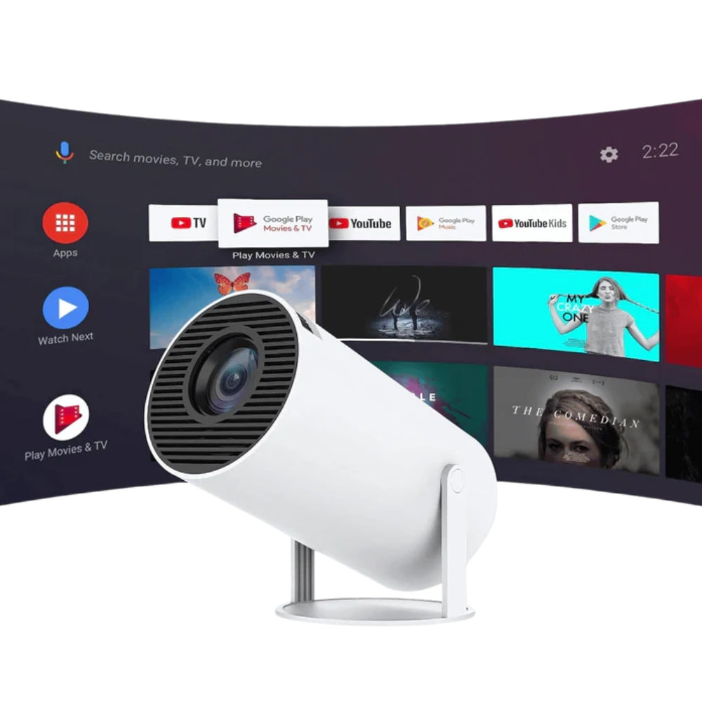Projecteur LED Compact 4K Ultra Portatif - Santeova