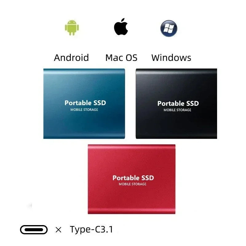Disque dur SSD externe haute vitesse USB-C