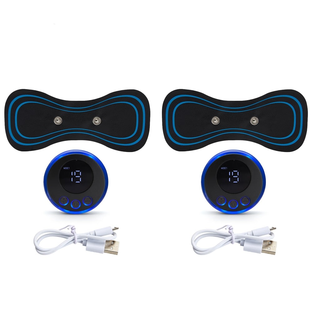 Masseur de cou électrique rechargeable à stimulation EMS cervicale