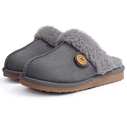 Pantoufles d’hiver confortables en mousse à mémoire de forme