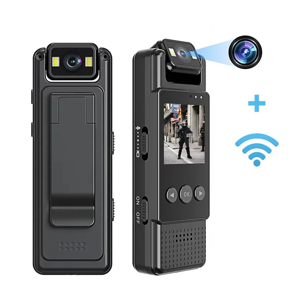 Caméra Mini WIFI Compacte 1080P, Enregistreur Vidéo Portatif avec Vision de Nuit - Santeova