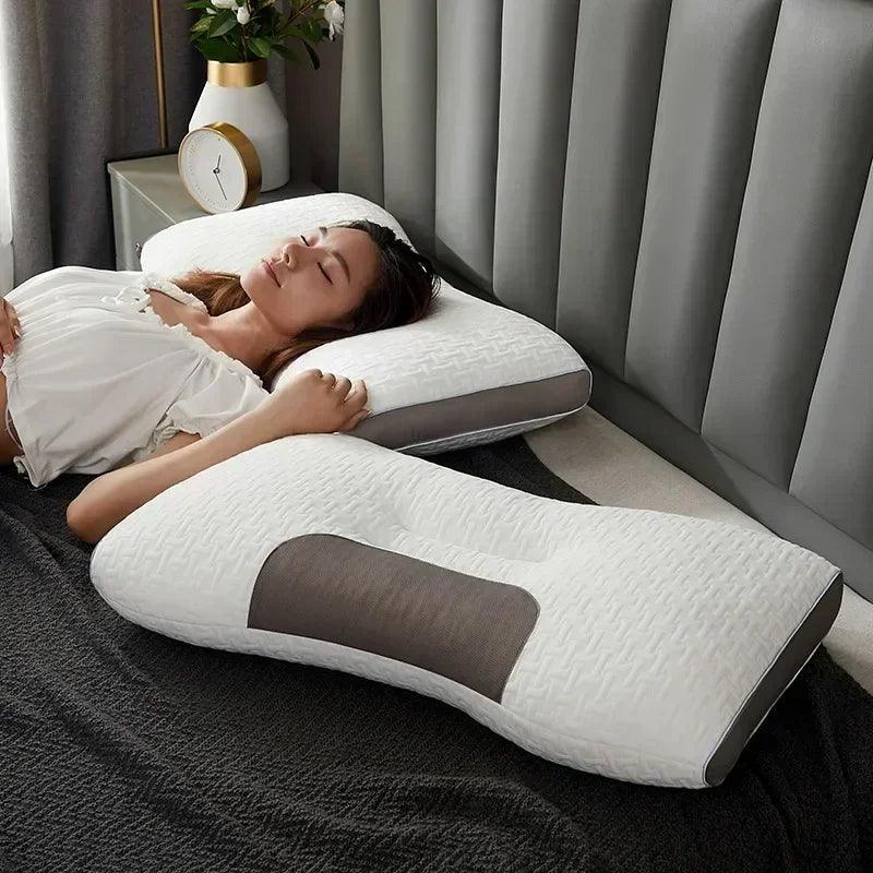 Oreiller orthopédique ergonomique à soutien cervical optimal