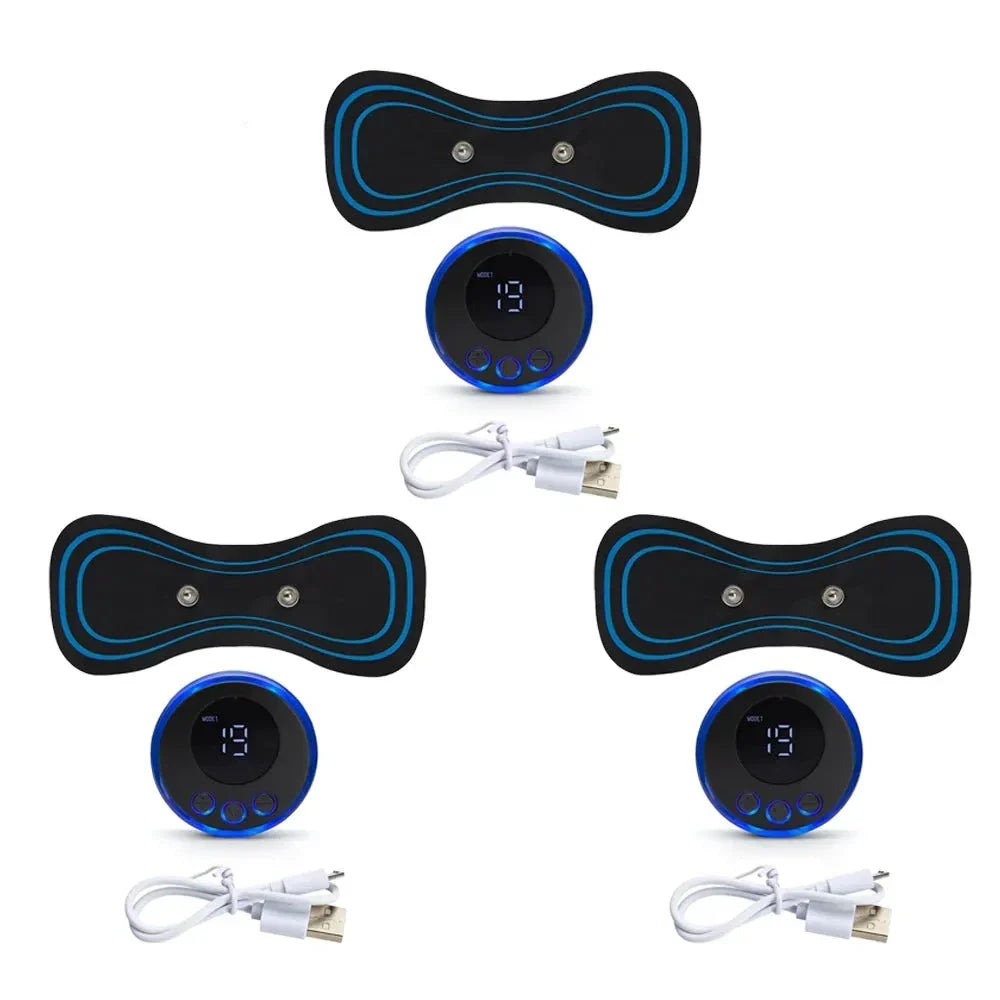 Masseur de cou électrique rechargeable à stimulation EMS cervicale