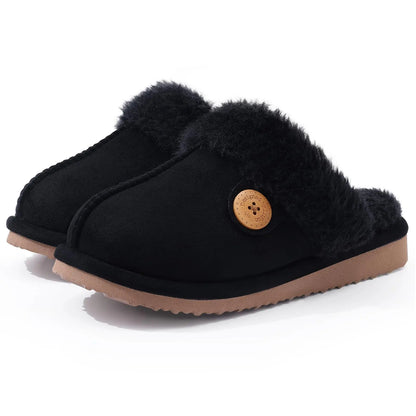Pantoufles d’hiver confortables en mousse à mémoire de forme