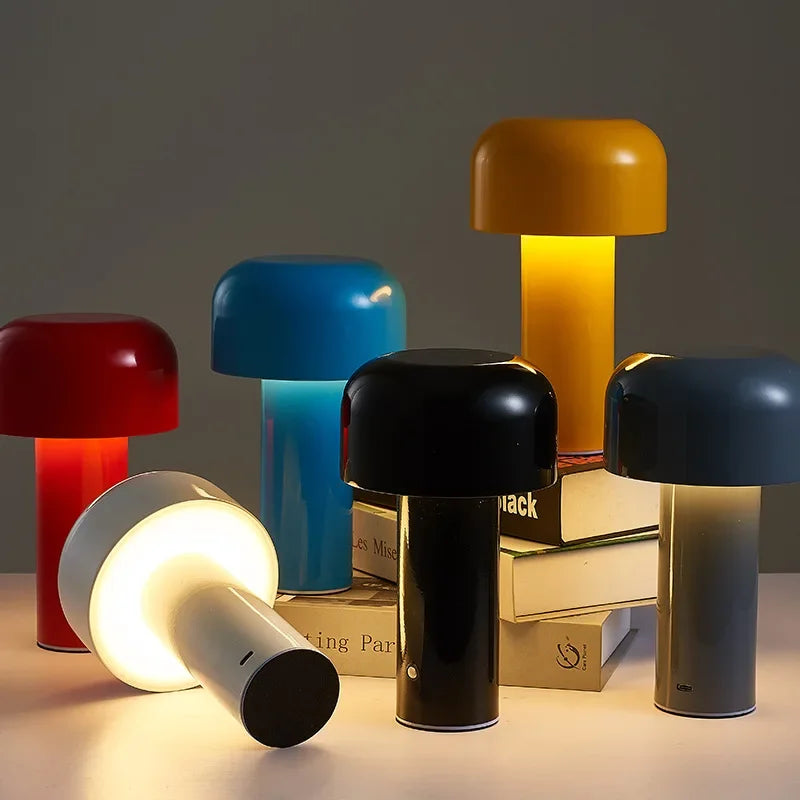 Lampe de chevet LED champignon design