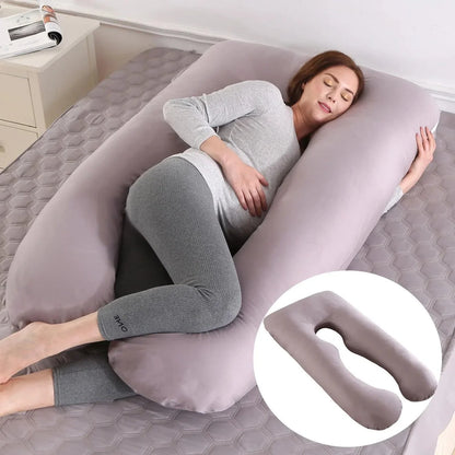 Oreiller de grossesse ergonomique en forme de U