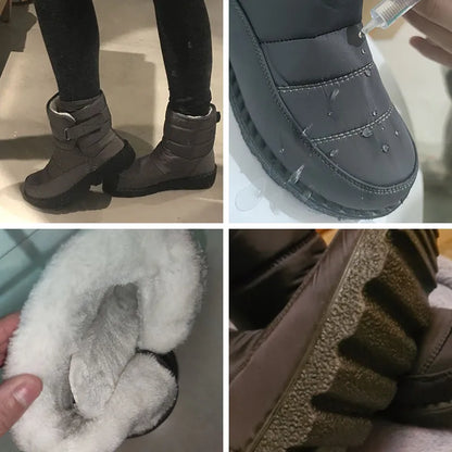 Bottes de neige isolantes imperméables hiver