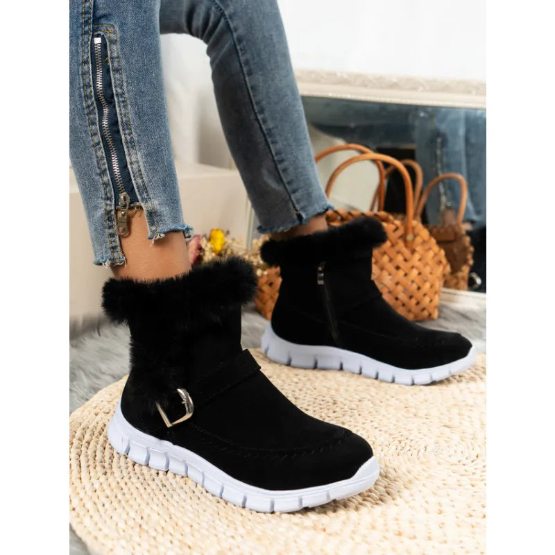 Bottes à lacets en cuir classique