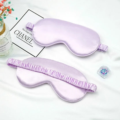Masque de sommeil doux imitation soie confortable