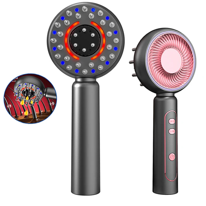 ScalpEase™ – Brosse Massage Cuir Chevelu Antistress & Stimulation Capillaire