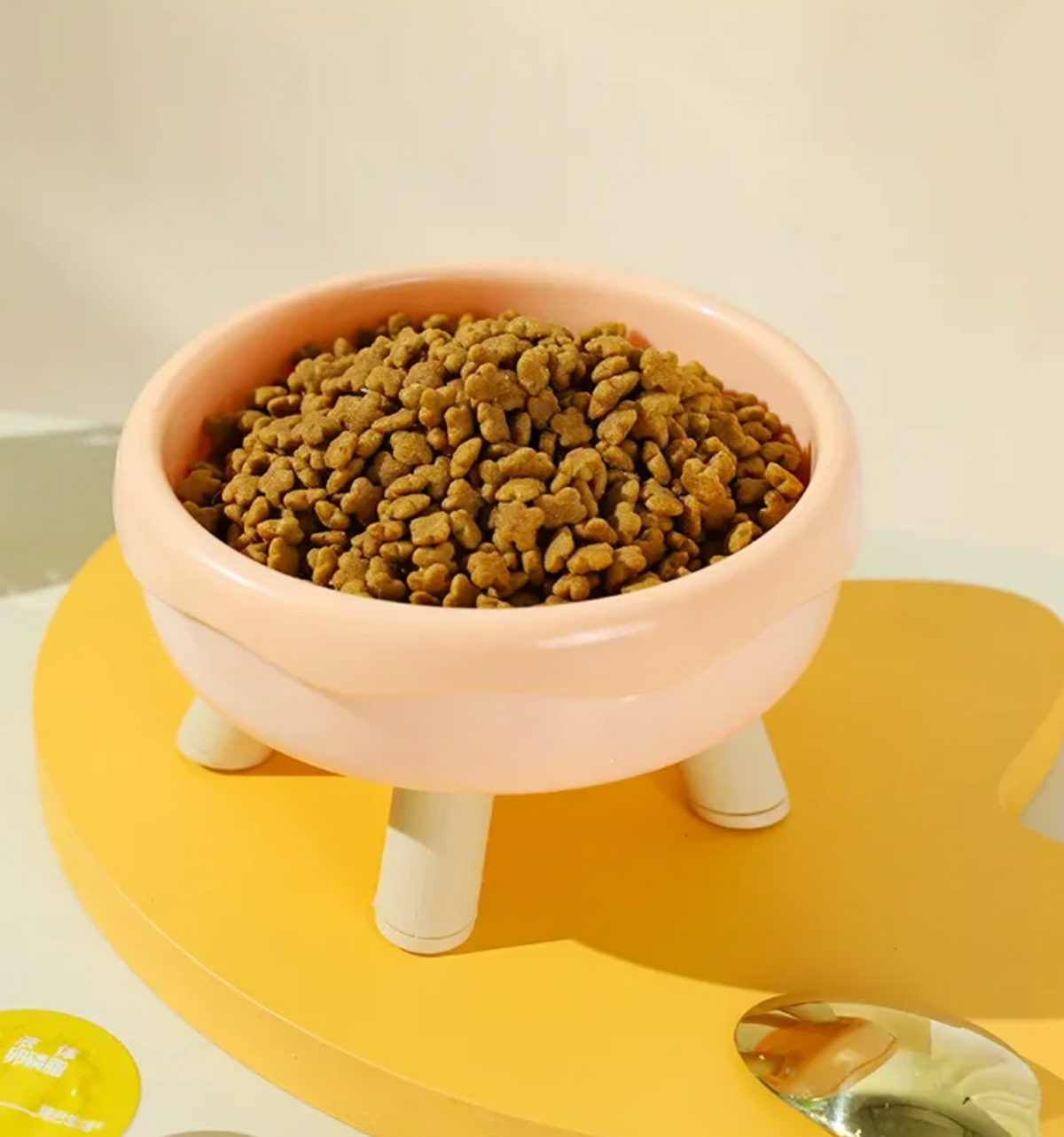 Gamelle ronde en acier inoxydable pour animaux