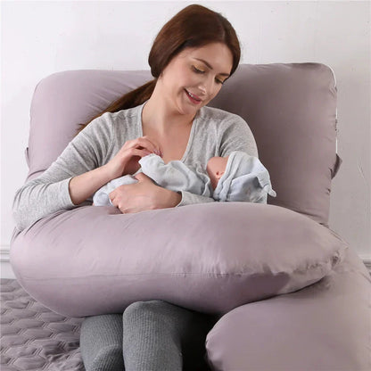 Oreiller de grossesse ergonomique en forme de U