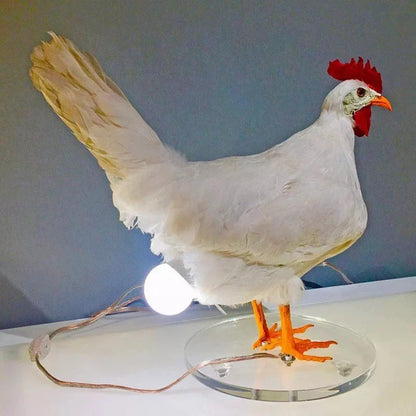 Lampe décorative œuf de poule design moderne