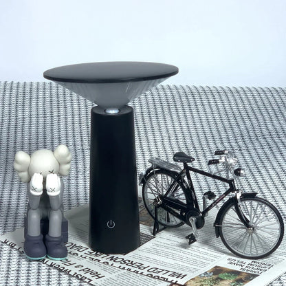 Lampe de table sans fil à éclairage LED rechargeable
