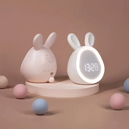 Réveil lumineux à veilleuse intégrée design lapin