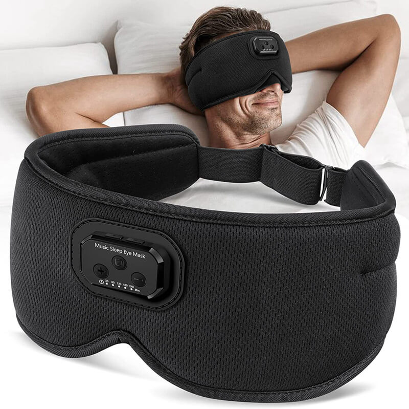 Masque de sommeil Bluetooth ultra doux avec son HD