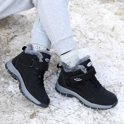Bottes de neige légères à fourrure synthétique