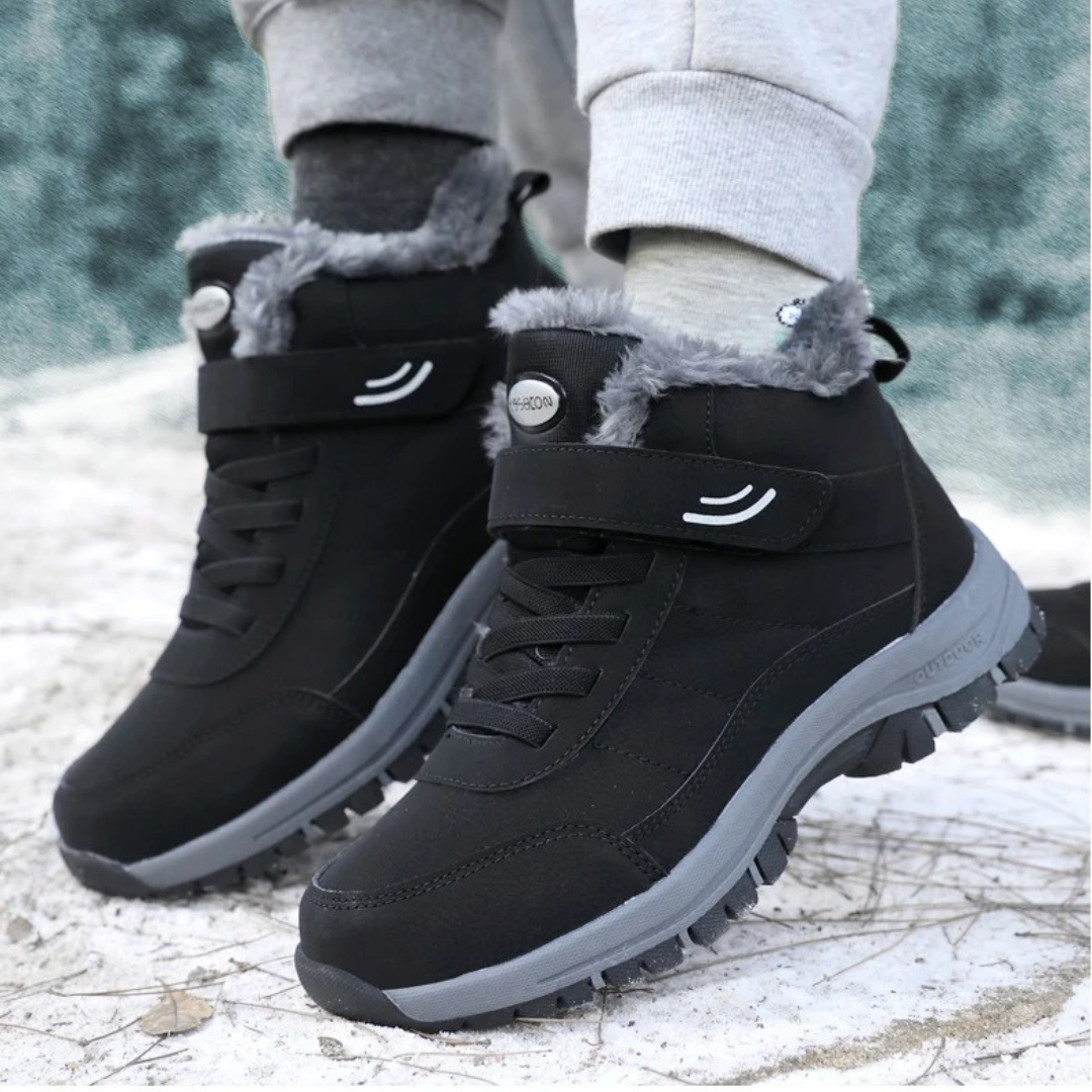 Bottes de neige légères à fourrure synthétique