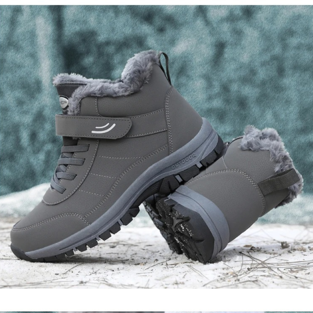 Bottes de neige légères à fourrure synthétique
