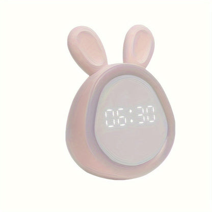 Réveil lumineux à veilleuse intégrée design lapin