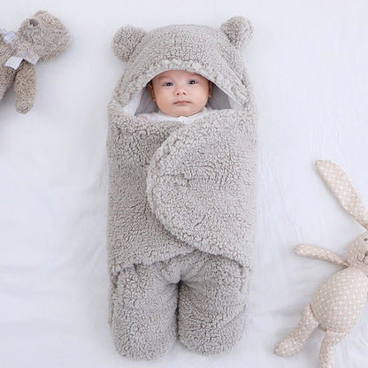Nid d'ange polaire chaud pour emmaillotage bébé hiver