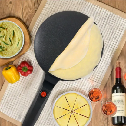 Crêpière électrique portable à cuisson rapide antiadhésive