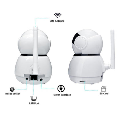 Caméra de surveillance sans fil 1080p pour animaux de compagnie