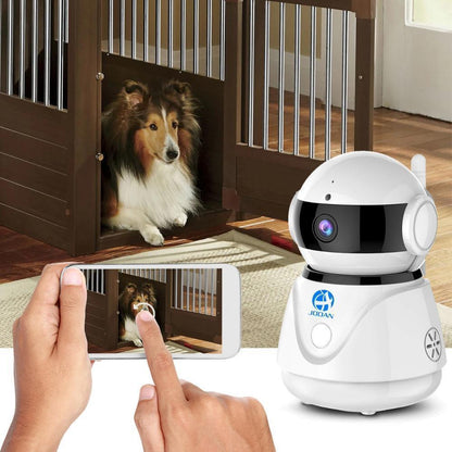 Caméra de surveillance sans fil 1080p pour animaux de compagnie