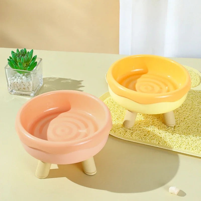 Gamelle ronde en acier inoxydable pour animaux