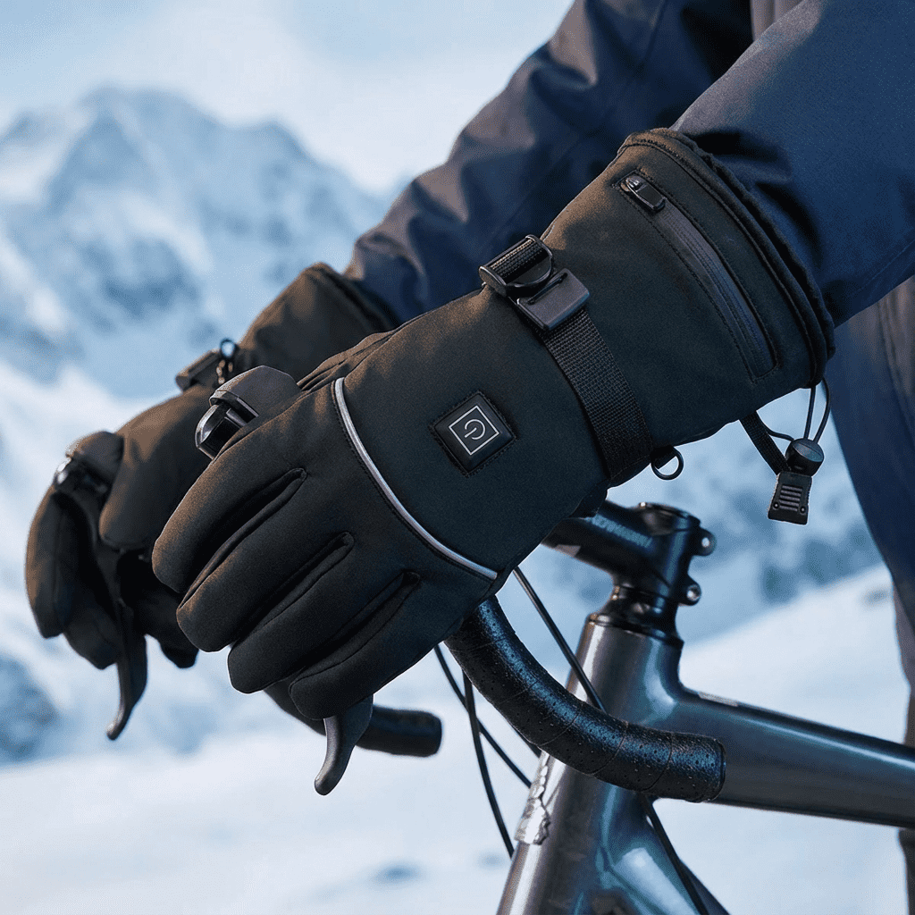 Gants chauffants rechargeables à batterie intégrée