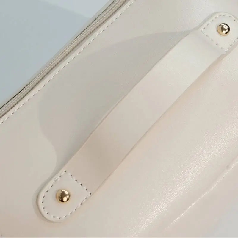 Trousse de toilette élégante à grande capacité en tissu résistant