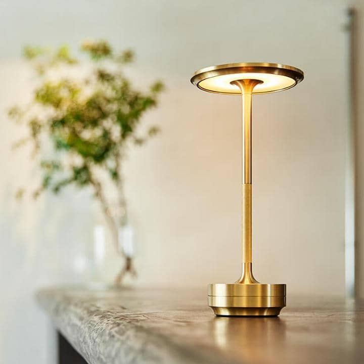 Lampe de table sans fil à intensité réglable portable