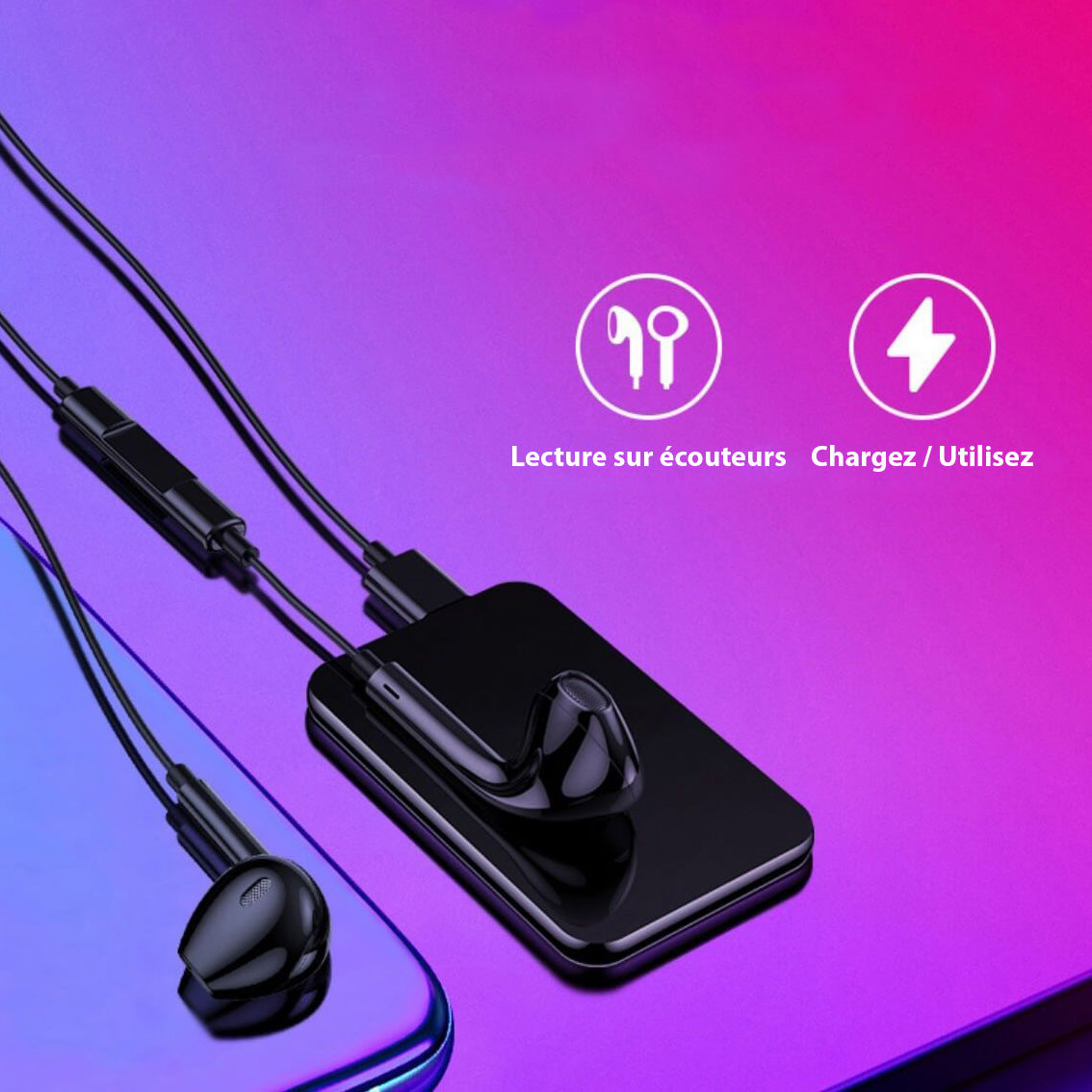 Enregistreur vocal portable ultra-discret mini format