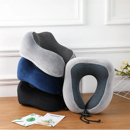 Oreiller de voyage ergonomique en mousse mémoire de forme U
