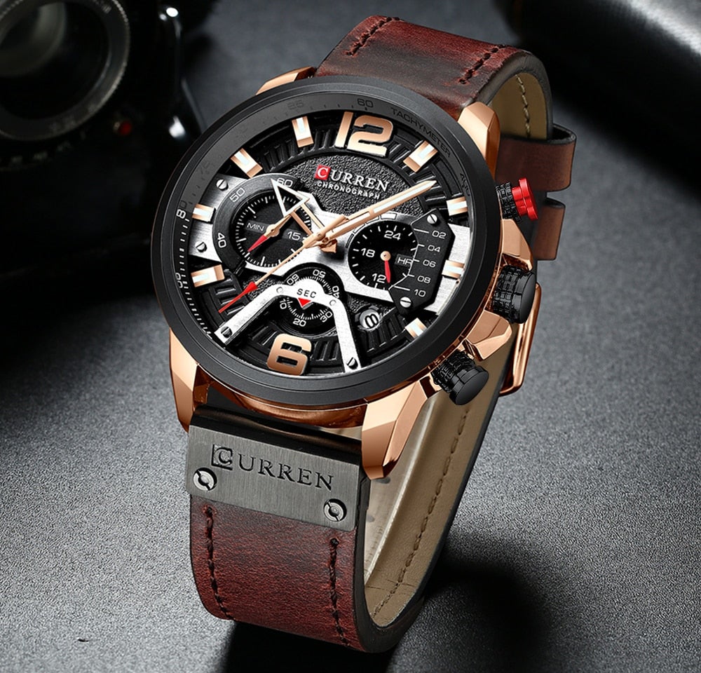 Montre-bracelet Homme Élégant Design Luxe - Santeova