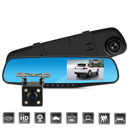 Caméra De Recul Intelligente 1080P Écran Rétroviseur - Santeova