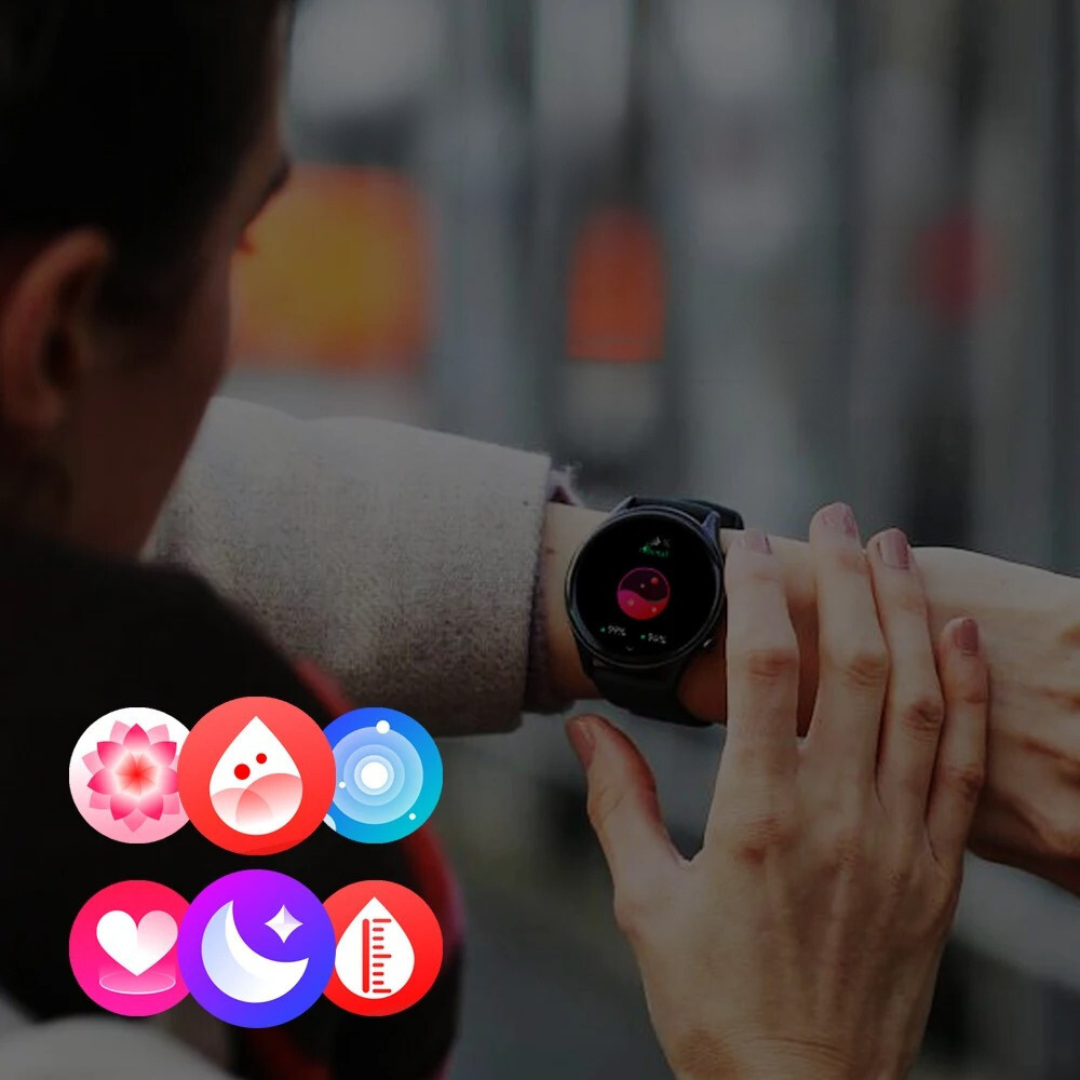 Montre connectée de suivi d’activité à écran HD