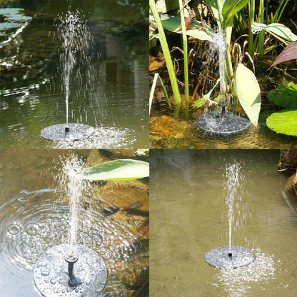 Mini fontaine d'eau solaire autonome compacte