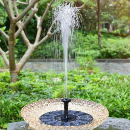 Mini fontaine d'eau solaire autonome compacte