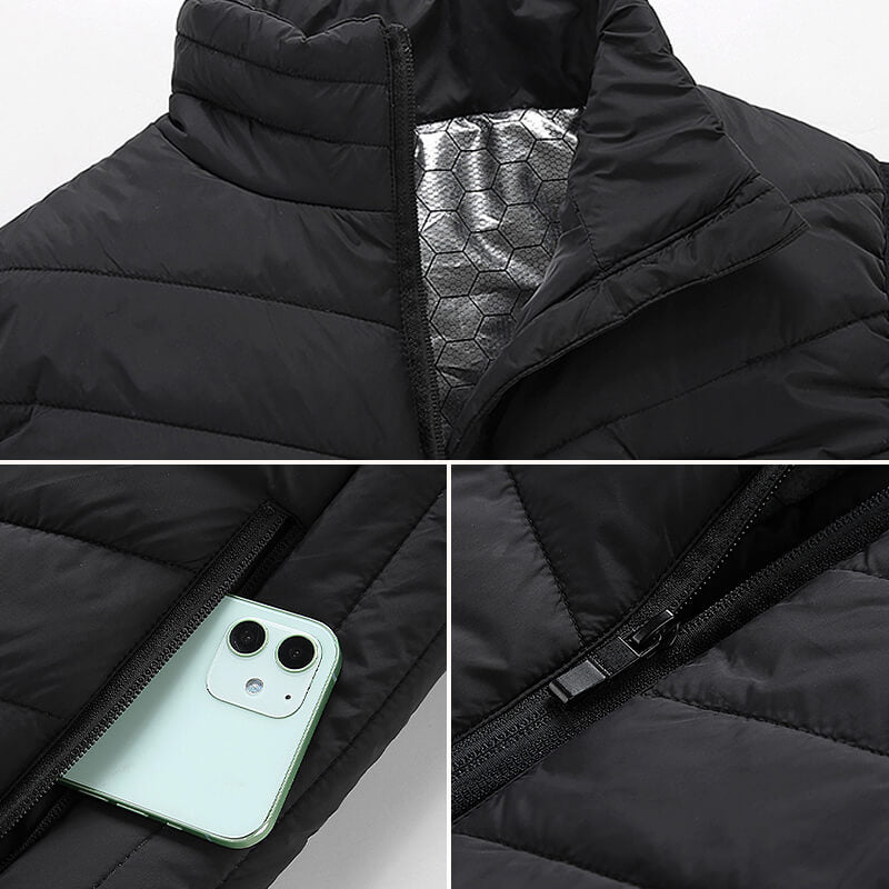Gilet chauffant rechargeable pour activités extérieures