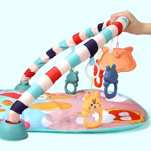 Tapis d'éveil musical pliable à sons intégrés
